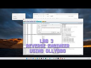 CY2101 Lab 3 Reverse Engineering using OllyDbg