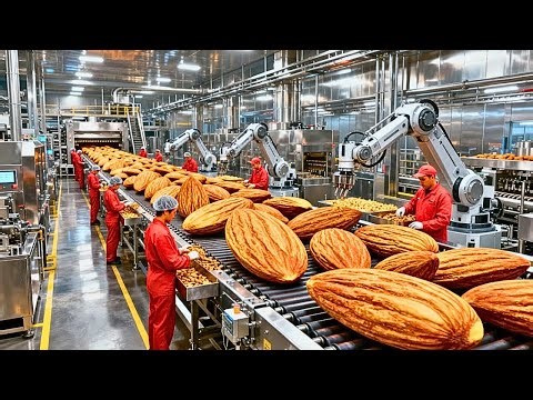 Inside the Modern Almond Factory: From Tree Shaking to Packaging (Full Process)