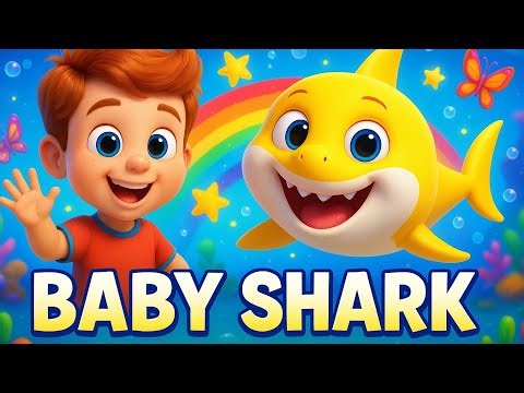 🦈 Baby Shark Song 🎵 | Fun Dance & Learning for Kids | Baby Bubbles Rhymes