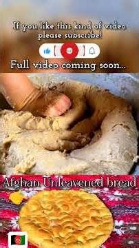 Afghan Fatir Bread Recipe | Traditional Village Cooking in Afghanistan 🇦🇫 #afghancooking #village