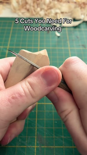 5 Essential Woodcarving Cuts for Beginners