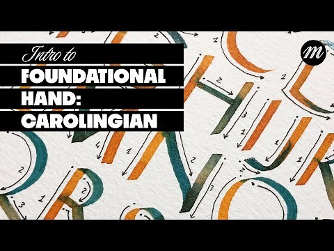 Introduction to Foundational Hand Calligraphy For Beginners | Modern Carolingian