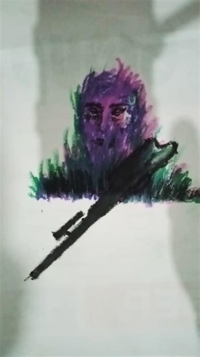 sniper drawing for easy technique #art