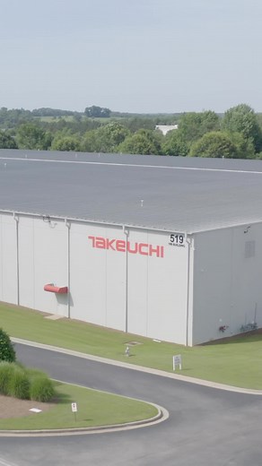Welcome to Takeuchi US 📍60 miles north of Atlanta, Georgia, you’ll find rolling hills, rural farms, and a booming industrial scene with sprawling warehouses and distribution centers. This is, Pendergrass, Georgia, the location of the Takeuchi US Headquarters. All of the machines for US distribution are routed through this facility where they are kept clean and safe from the elements before being shipped to our customers. | Takeuchi