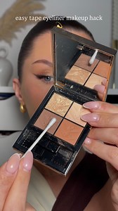 easy tape eyeliner hack for beginners✨ Credit: @brayannbc ✨ @yslbeauty mini clutch palette #makeup #beauty #eyeshadow #makeuphacks #beautyhacks #makeuptutorial #makeuptransformation #eyeliner #eyelinertutorial #beautytips #makeuptips #makeupinspiration #makeupinspo #eyeshadowtutorial #easymakeup #easymakeuptutorial #viralmakeup #makeuptrends #eyelinertutorial | Make Up By Alexandra