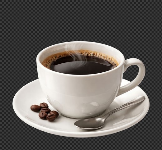 Download free png of PNG Steaming coffee cup with spoon. by Jo about png, coffee beans, steam, black, and logos 26578601