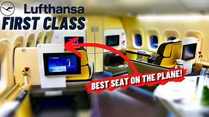 INCREDIBLE Lufthansa First Class on the 747-8: Frankfurt to Johannesburg | Paul Lucas