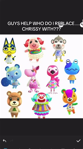 Replacing Chrissy in Animal Crossing: New Horizons