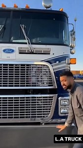 Ford CLT-9000 cab-over-engine (COE) heavy-duty truck #truckdriver #truck #ford #fblifestyle | L.A TRUCK