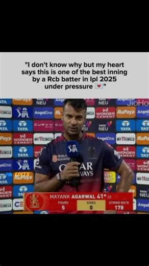 Mayank Agarwal is BACK! 🔥 Best RCB Inning Under Pressure?