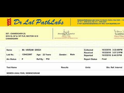 Understanding your Semen Analysis Report
