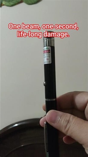 Laser pointers can cause instant, painless eye injuries that may go unnoticed for days.