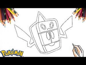 COMO DESENHAR O POKÉMON FROST ROTOM | HOW TO DRAW POKÉMON FROST ROTOM