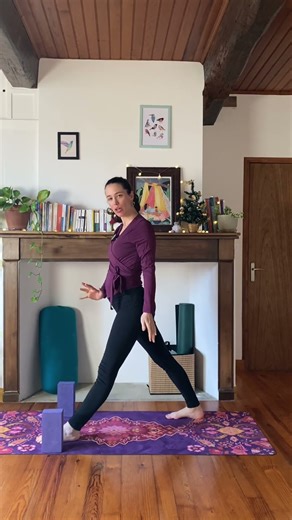 The pyramid pose in yoga with blocks! #yoga #yogaanatomy #yogabook