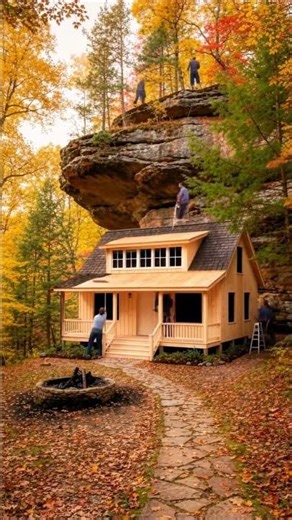 beautiful Autum and winter beautiful house desgin