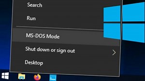 MS-DOS Mode for Windows 10