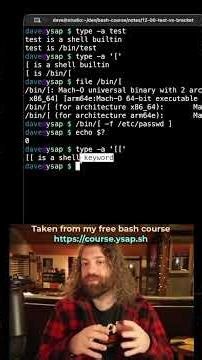 Test and Single Bracket: Shell Built-In and Executable Program