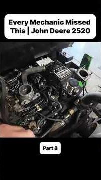 John Deere 2520 Fix 🔧🚜 Part 8 #shorts #JohnDeere #tractor #mechanic #fyp #viral