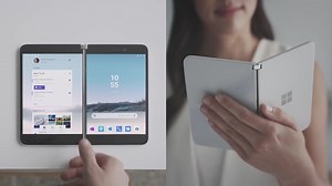 Microsoft's folding smartphone `` Surface Duo '' appeared with Android
