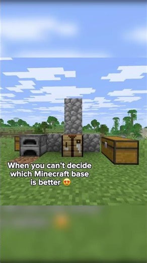 When The Minecraft Bases are TOO PEAK! #minecraft #minecraftshorts #memes