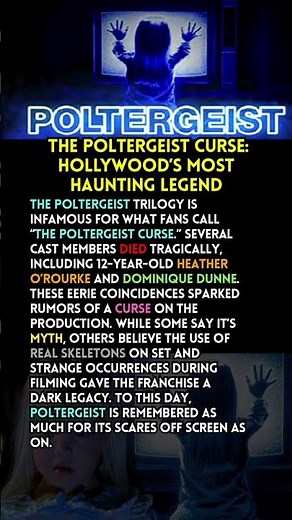 The Poltergeist Curse: Hollywood’s Most Haunting Legend