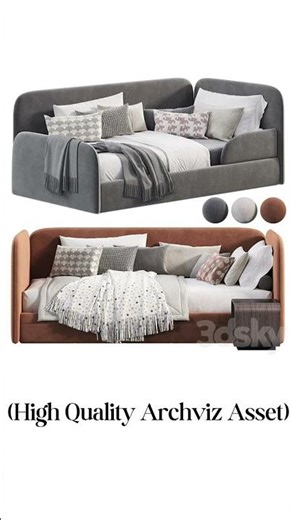 FREE 3ds Max Kids Bedroom Models Download 🔥High Quality 3ds Max Furniture Models Free