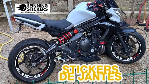 Customisation Moto Part 1 : Stickers De Jantes En Action