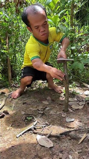 SIMPLE but very USEFUL 🚽 #camping #survival #bushcraft