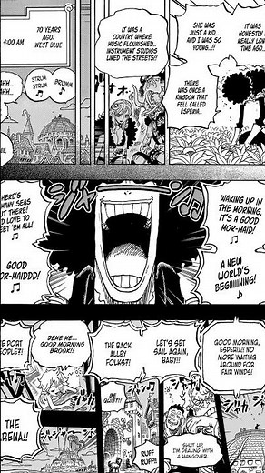 One piece manga chapter 1183. latest chapter. Loki vs imu. brook full backstory.