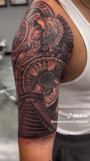 Aztec Tattoo Art by Edgar Big Serio