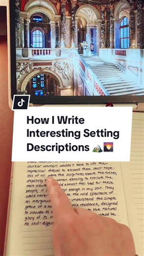 How I Write Interesting Setting Descriptions 🏔️🌄