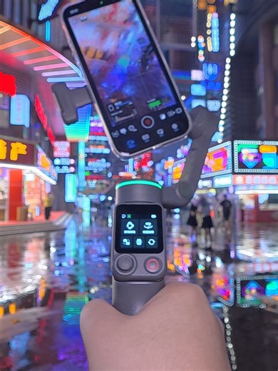 スマホでサイバーパンク風の夜景を撮る方法（Osmo Mobile 8P）
