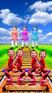 521K views · 2.5K reactions | equal dame tu cosita 4 same colors alien vs 3 doll & funny train driver tom #fyp #funny #vfx | BrainBusy | Facebook