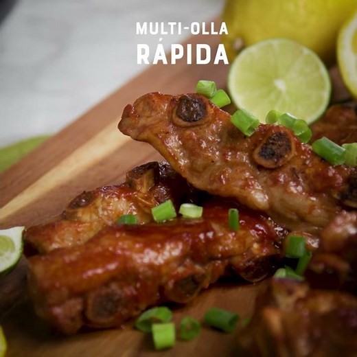 Costillas de cerdo ahumadas faciles y rapidas en la Multi-olla Oster