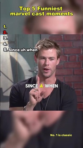 Top 5 funniest marvel cast moments😂… #viral #marvel #chrisevans #funny #chrishemsworth