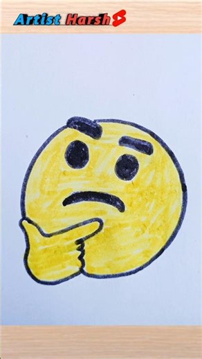 Emoji Drawing #emoji #drawing #shorts #easy