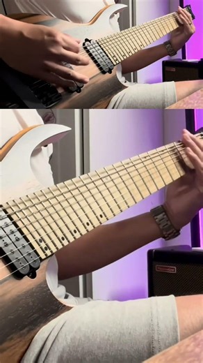 Using every string of an 8 string guitar… #kiesel #guitar #kyber