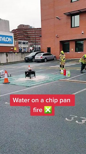 How to Safely Handle Chip Pan Fires with Firefighters of TikTok