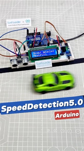Build an Arduino Speed Detector 🚗 #arduino #arduinoproject #tech