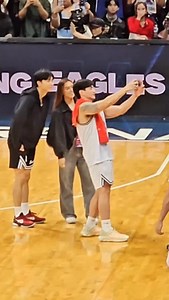 Wendell Ramos shows what a supportive dad looks like as he helps his daughter Tanya Ramos get a photo with NCT’s Johnny Suh during the Bench Shoot of Asia event. A proud father-daughter moment caught on cam! 📸✨ | Cheddy's Corner