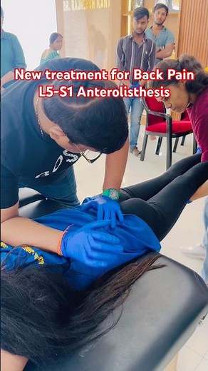 New treatment for Back Pain L5-S1 Anterolisthesis. 18005718777