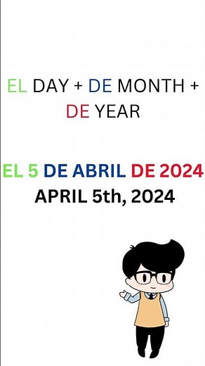 DATES IN SPANISH.#learningspanish #spanishlessons #spanishspeakingpractice