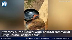 34K views · 428 reactions | Queen's Counsel Hugh Small has a burning desire for Jamaica to do away with the United Kingdom-based Privy Council as its final appellate court. Yesterday, as he prepared to relocate from St Elizabeth to the Corporate Area, he set ablaze three judicial wigs regarded as symbols of the colonial past. Read more: https://jamaica-gleaner.com/article/news/20220312/attorney-burns-judicial-wigs-calls-removal-privy-council-final-court | Jamaica Gleaner | Facebook