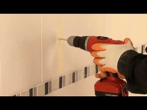 How to Drill into and Fix Items to Ceramic & Porcelain Tiles