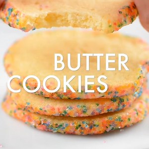13K views · 91 reactions | ✴EASY SLICE 'N' BAKE BUTTER COOKIES✴ 1 cup unsalted butter, softened ⅔ cup granulated sugar 1 large egg yolk ½ teaspoon baking powder ½ teaspoon salt 1 teaspoon vanilla extract 2 cups all-purpose flour Sanding sugar for rolling  https://www.crazyforcrust.com/easy-butter-cookies-recipe/ | CrazyforCrust | Facebook