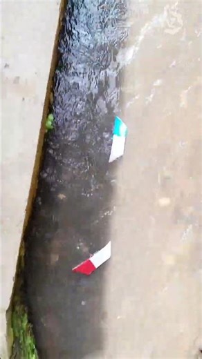 🚤 🔴 BIG Paper Boat vs 🔵 SMALL Paper Boat | Who Wins the Race?