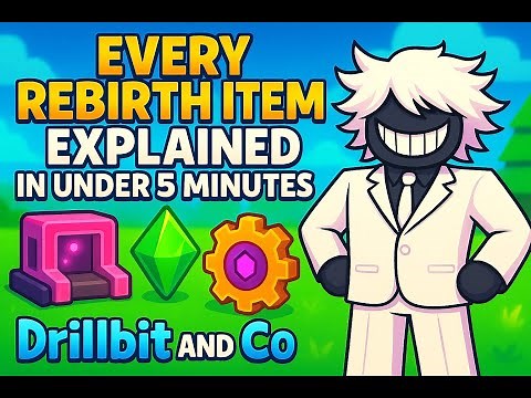 ALL REBORN ITEMS EXPLAINED IN 5 MINUTES! (Drillbit And Co | Roblox)