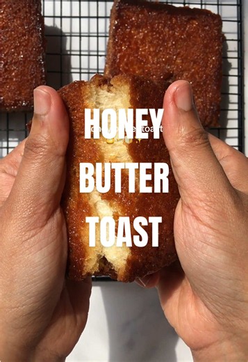Honey Butter Toast Recipe — Sweet and Salty Crunchy Toast