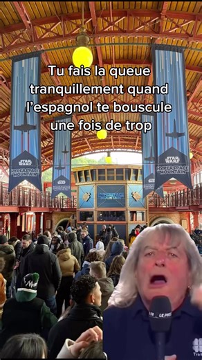 Vraiment au bout de la 30ème fois de la journée c’est relou…. @Disneyland Paris ✨ le mieux c’est de faire deux files d’attentes, une pour les français qui aiment râler et une autre pour les étrangers qui aiment trop pousser #disneylandparis #disneyland #fyp #humour #pourtoiii