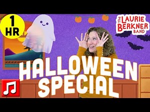 A Laurie Berkner Halloween Special! 🎃 1 Hour Musical Adventure feat. Fyütch, Aura V. & Patty Shukla